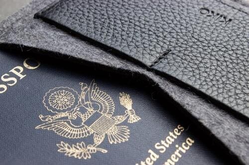 Alternative view of Kiko - Leather Passport Holder
