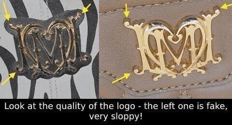 Moschino fake vs real