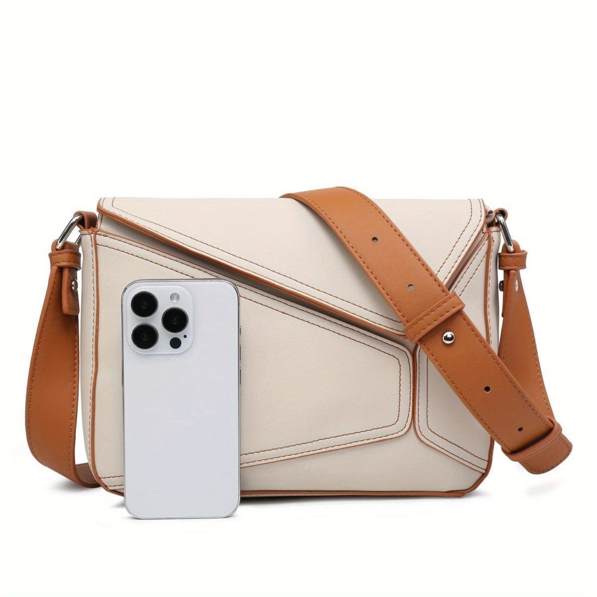 Shomico Small Crossbody Bag With Patchwork Pattern 6