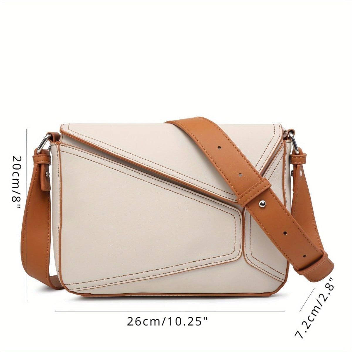 Shomico Small Crossbody Bag With Patchwork Pattern 9