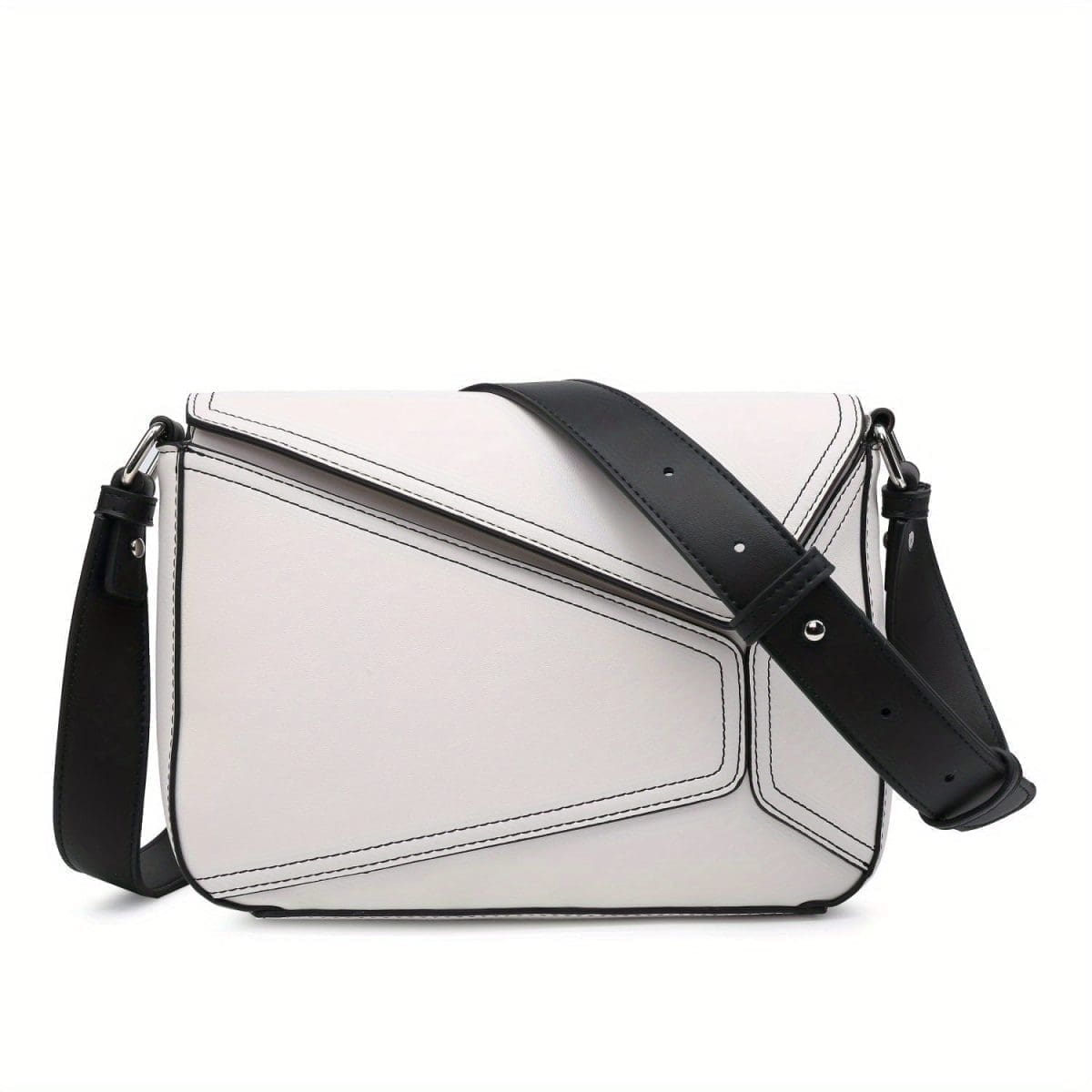 Shomico Small Crossbody Bag With Patchwork Pattern